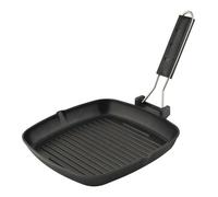 Ilsa Bistecchiera Alluminio antiaderente (26x26cm) DIETIGRILL INDUCTION Nero