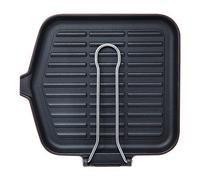 Bistecchiera in ghisa inossidabile modello Dietella con fondo in smalto di cm