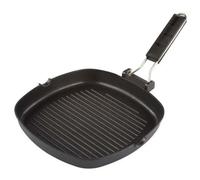 ILSA Bistecchiera Lightgrill in alluminio pressofuso antiaderente cm 26x26 - nero metallo 05340260ABD