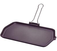 Ilsa Bistecchiera liscia Marinella rettangolare 23x36 ghisa inossidabile - Rotex