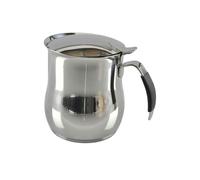 Bricco a Servire Caffettiera Teiera Ilsa Coperchio Triplo Fondo lt 1 Acciaio