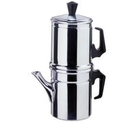 ILSA Caffettiera Cuccumella Napoletana in alluminio tazze 6 liscia