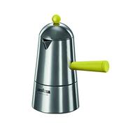 ILSA Caffettiera Espresso, Carmencita Pop, Alluminio, Induzione, Manico e Pomolo giallo, Capacità 15 cl, Tazze 2