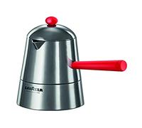 Caffettiera modello carmencita pop con manico rosso per 1 tazza