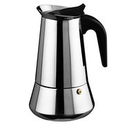 Ilsa Caffettiera Esxpresso, in Acciaio Inox, Modello: Bonkaffe, Colore: Argento Centimeters Argento