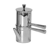 ILSA Caffettiera Moka napoletana Acciaio Inox 18/10 (3 Tazze 25cl)