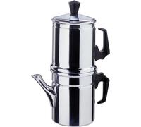 Ilsa Caffettiera Napoletana in Alluminio Puro 99,5 % Con Manico in Bakelite100 % Made in italy - Misura: 1/2 Tazza
