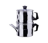 ILSA Caffettiera Napoletana Diamante, Alluminio, Tazze 1-2, cl 15