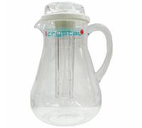 Caraffa Smeralda Trasparente 3 lt con Refrigeratore in Acrilico Ilsa