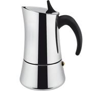 Ilsa elly, caffettiera 2 tz espresso per induzione, acciaio inox 18/10