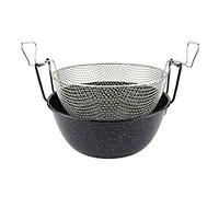 ILSA FRIGGITRICE con CESTELLO D.36 CM Ferro SMALTATO con CESTELLO Rete