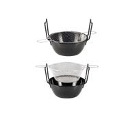 Friggitrice Con Cestello In Ferro Smaltato Cm 32