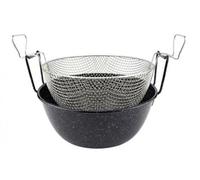 Friggitrice Con Cestello In Ferro Smaltato Cm 26