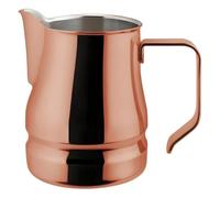 ILSA Lattiera Evolution per Cappuccino e Latte Art, Acciaio Inox 18/10, Color Rame, Tazze 6, Capacità 50 cl