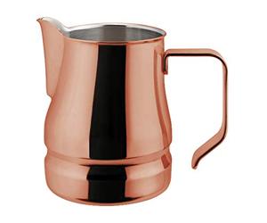 ILSA Lattiera Evolution per Cappuccino e Latte Art, Acciaio Inox 18/10, Color Rame, Tazze 9, Capacità 75 cl