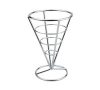 Ilsa mini cestino cm 10x15h, conico per fritture monoporzioni in acciaio inox