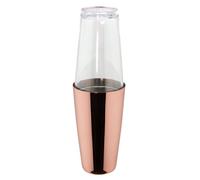 Ilsa Mixage shaker boston copper, bicchiere in vetro cl 70 acciaio18/10 placcato