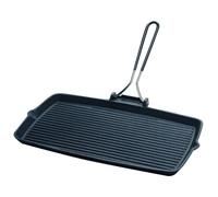 Ilsa Mixgrill, bistecchiera 22x34cm, ghisa inossidabile qualità pesante