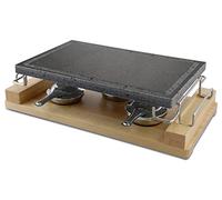 Ilsa Set Piastra Lavica con Stand e Vassoio in Legno Convivio Maxi