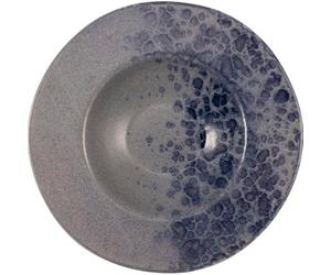 ILSA SRLe Coq Phobos - Set di 6 piatti profondi, altezza: 55 mm, diametro: 285 mm, colore: Grigio/Blu