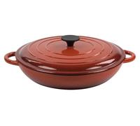 Ilsa Tegame con coperchio ghisa (31cm) NORMANDIE Rosso sfumato 04040310GCV