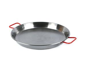 Ilsa Tegame Ferro (50cm) Paellera Valenciana GARCIMA LA IDEAL Silver spazzolato