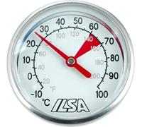 TERMOMETRO LATTE TEMPERATURA LIQUIDI IN ACCIAIO INOX ILSA 1311