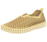 Ilse Jacobsen HORNBÆK | Scarpe Basse da Donna | Sneaker in Microfibra Riciclata e Suola in Gomma Naturale Antiscivolo | Tulip3275 | Leggere Traspiranti | Eco-Friendly | Latte | 39
