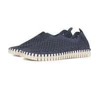 Ilse Jacobsen HORNBÆK | Scarpe Basse da Donna | Sneaker in Microfibra Riciclata e Suola in Gomma Naturale Antiscivolo | Tulip3275 | Leggere Traspiranti | Eco-Friendly | Navy | 37