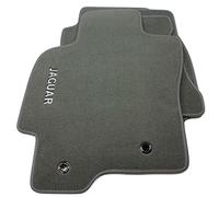 ilTappetoAuto by Fabbri 3 - Tappeti Auto Velluto Grigio Compatibile con Jaguar X-Type (X400) 2001-2009 acceleratore a pavimento