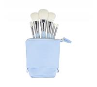 ilū 6 Makeup Brushes + Case Set Blue - set di pennelli
