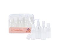 ILU MU 5 BOTTLES+JAR+SPATULA TRAVEL SET