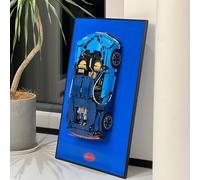 iLuane Supporto da parete per Lego Technic Bugatti Chiron 42083 Race Car Building Kit, supporto da parete per adulti, decorazione per la casa o l'ufficio (nessuna auto inclusa)