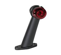 Luce perimetrale a 2 led 24V Bianco/Rosso 60 gradi sinistra