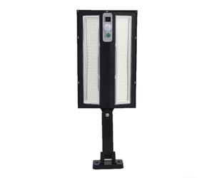 Iluminazione pubblica del LED alimentata da energia solare con la funzione di telecomando di attivazione del sensore di movimento e distribuzione della luce da 320 gradi