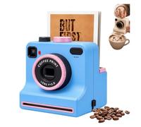 Ilumos Stampante for stencil meccanica stampata 3D for Coffee Art Camera for barista domestico(Light Blue)