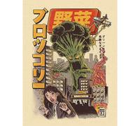 Ilustrata Broccozilla Deep Tela Printed Art Pyramid International