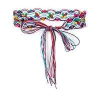 ILuvatar Cintura da donna in stile bohémien in corda intrecciata, 170 cm
