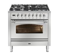 Ilve Cucina P09N Nostalgie P09PDNE3 con forno elettrico e piano cottura a gas con pescera e dual da 90 cm