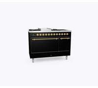 Ilve Cucina P12N da incasso Nostalgie P12FIDQNE3 doppio forno cieco e piano cottura 6 fuochi con fry top e dual e 2 zone indu