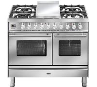 Ilve Cucina PD10W Professional Plus PD10FDWE3 doppio forno e piano cottura 6 fuochi con fry top e dual da 100 cm