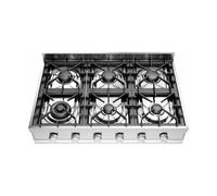 Ilve Piano cottura a gas da appoggio Professional Plus HCP906D in acciaio inox da 90 cm