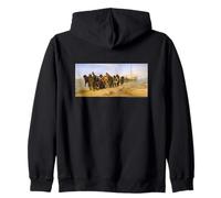 Ilya Repin Barge Haulers (Haulage Scene) Felpa con Cappuccio