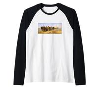Ilya Repin Barge Haulers (Haulage Scene) Maglia con Maniche Raglan