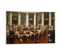Ilya Repin-Seduta cerimoniale del Consiglio di Stato il 7 maggio 1901 in occasione del centenario della sua fondazione (1902-1903) Stampa Foto A