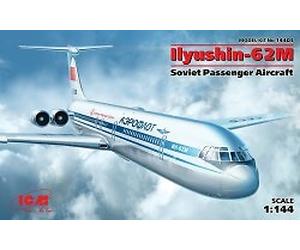 Ilyushin-Il62M Soviet Passenger Aircraft 1:144 ICM14405 - icm modellismo