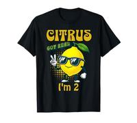 I'm 2 Lemon 2nd Birthday Funny Citrus Got Real Funny Citrus Maglietta