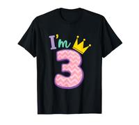 I'm 3 Corona Principi Terzo Compleanno Maglietta