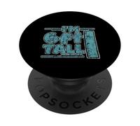 I'm 6 Ft Tall Scherzo esagerato in altezza PopSockets PopGrip Adesivo