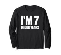 I'm 7" Dog Years - 49° Compleanno Maglia a Manica